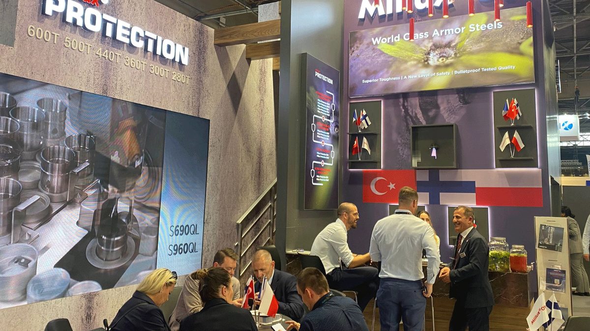 Miilux OY, yeni zırh çeliklerini Eurosatory Fuarı’nda  tanıttı
