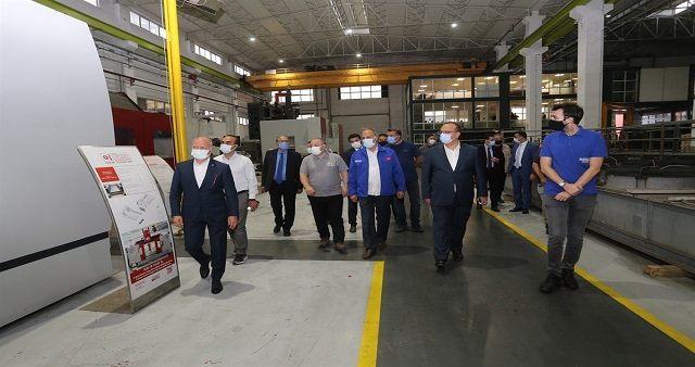 İğrek Makina, Sanayi ve Ticaret Bakanı Varankı ağırladı
