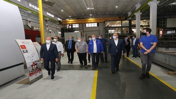 İğrek Makina, Sanayi ve Ticaret Bakanı Varankı ağırladı